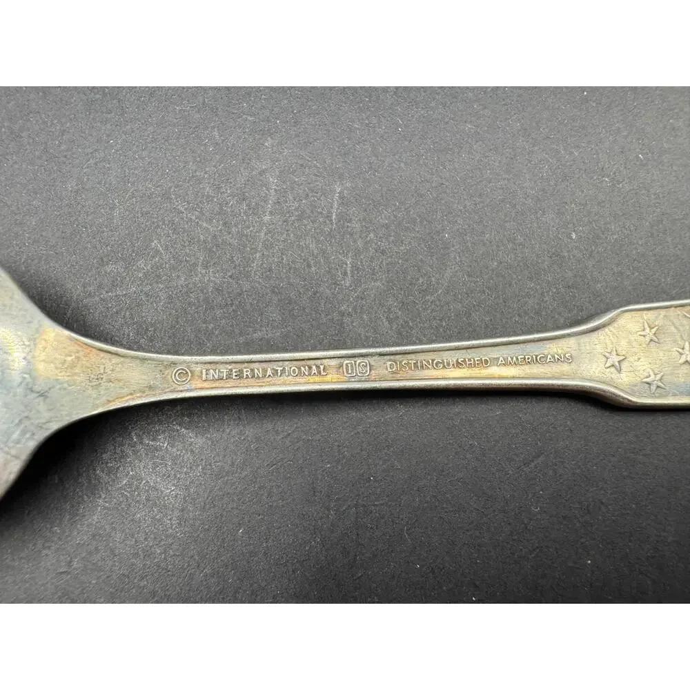 Vintage International Distinguished Americans Silver Spoon Benjamin Franklin
